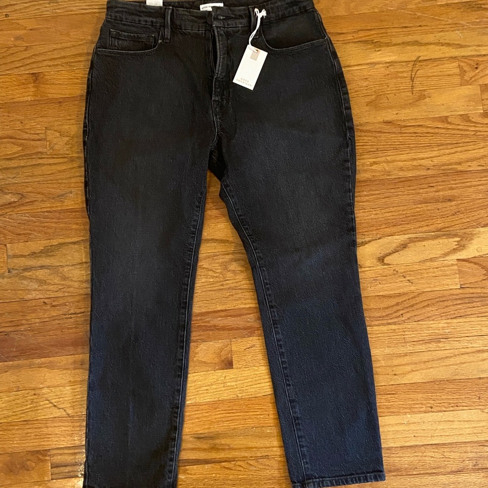 Good American Denim. Brand new. Tags on. Good Classic Black. Size 12/31
